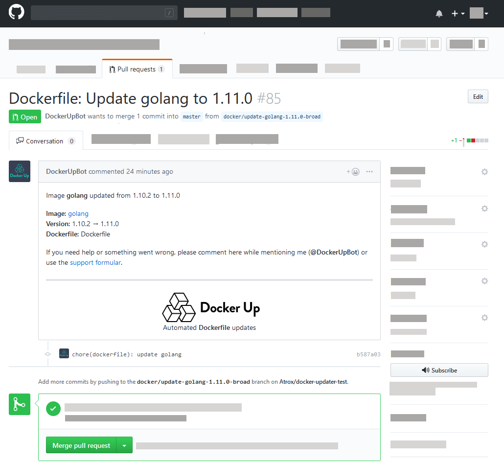 Docker Up - Automated Dockerfile Updates